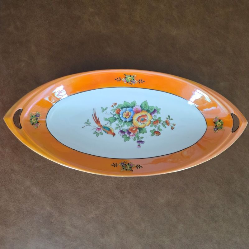 Vintage Noritake Sakura Brand Celery Tray & Salt Dish Set - Image 2
