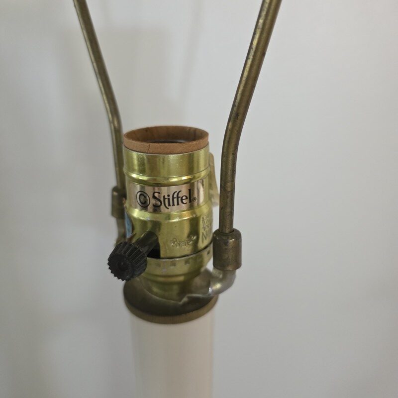 Vintage Stiffel Solid Heavy Brass Table Lamp Mid Century Lighting - Image 5